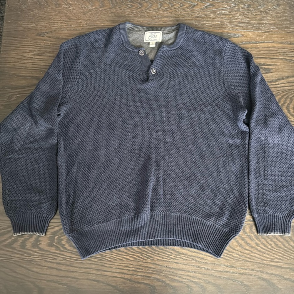 Men’s Half Button Pullover Sweater